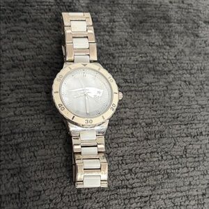 Silver and White Star Watch